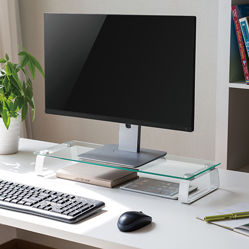 Elevador de monitor para escritorio y estanteria para pantalla notebook de  rincón metálico - Cablematic