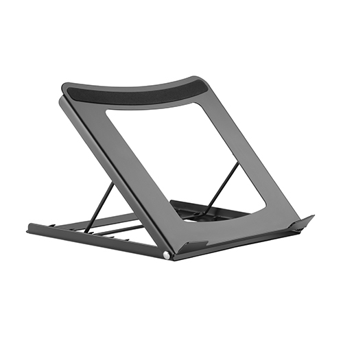 Foldable Steel Laptop/Tablet Stand with 5 Adjustment Positions LPS01-KP01 Portable Ergonomics--Suitable for 10’’~15” laptops and most tablets from china(chinese)