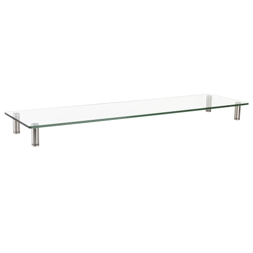 Adjustable Tempered Glass Surface Riser STB-106 Compatible with up to 2 x 21" monitors or one large screen from china(chinese)