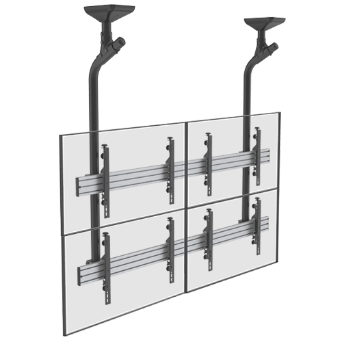Four Screen Video Wall Ceiling Mount LVC03-446FL-02 Fits most 45"~55" TVs from china(chinese)