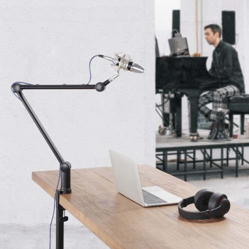 Tama MSDA206BK Desk-mounted Microphone Boom Arm support micr