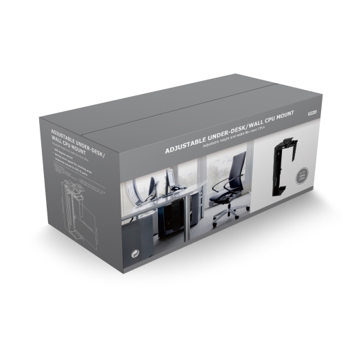 Adjustable Under-Desk/Wall CPU Mount CPB-6 Mount Under Your Desk or on The Wall from china(chinese)