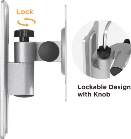 Lockable Aluminum Pivot RV TV Mount LDA37-110 For most 13”-32” Displays from china(chinese)