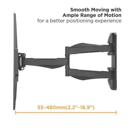 Stylish Full-Motion TV Wall Mount LPA75-443 For most 32"-55” TVs up to 35kg/77lbs from china(chinese)