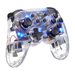 Transparent Gaming Controllers Compatible with Switch with Remappable Buttons