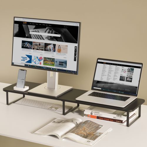 Quick-Installation Monitor/Laptop Riser(1000x260x122mm) STB-111-03 Keeping Everything Clean And Organized from china(chinese)