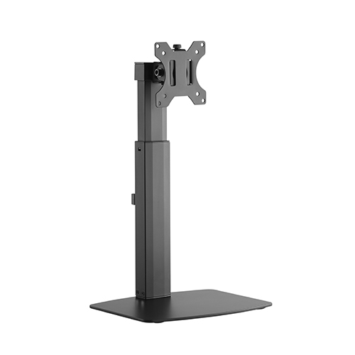 Single Screen Pneumatic Vertical Lift Monitor Stand LDT22-T01 For Most 17"-32" Flat and Curved Monitors from china(chinese)