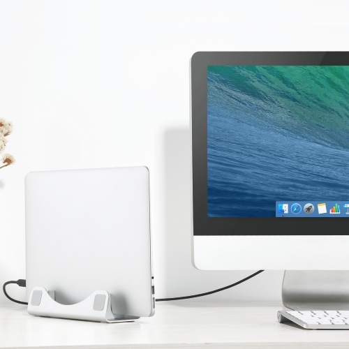 SOPORTE AJUSTABLE PARA PORTÁTIL DE ALUMINIO 2 EN 1 AR-6 Más que un elevador para portátil from china(chinese)