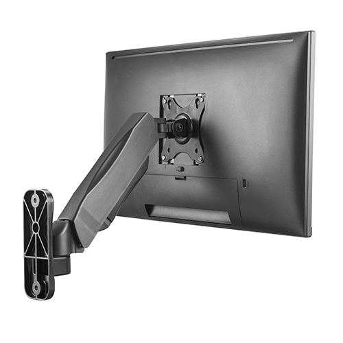 Economical Single Screen Wall-Mounted Gas Spring Monitor Arm LDA31-111 For Most 17"-32" Flat and Curved Monitors from china(chinese)
