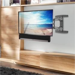 Sound Bar Bracket for Mounting Below or Above Wall Mounted 23" - 65" TVs