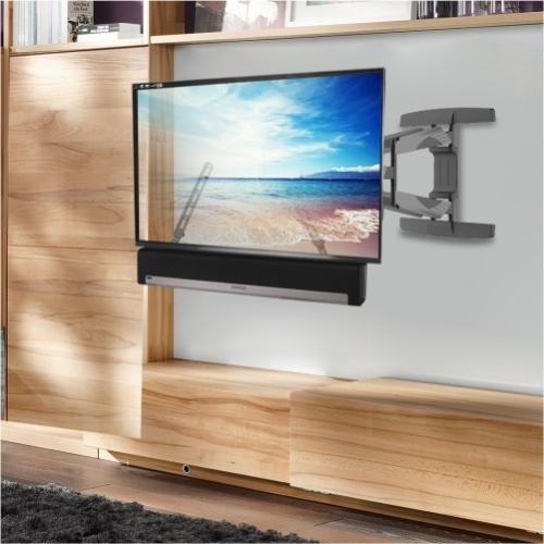 23"-65"壁掛け式テレビの下または上に取り付けるサウンドバーブラケット SB-41 ほとんどのSONOS、SONY＆VIZIOサウンドバーと互換性があります from china(chinese)