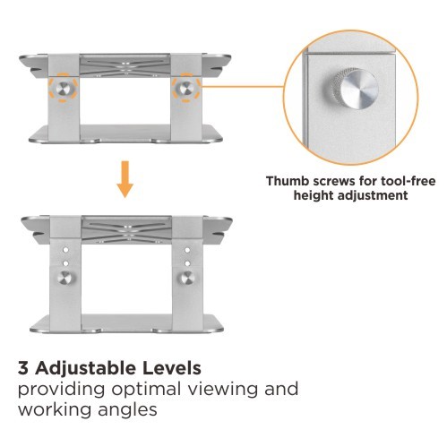 360° Swivel Laptop Stand LPS04-6R For Most 11”-17” laptops, tablets, and eReaders from china(chinese)