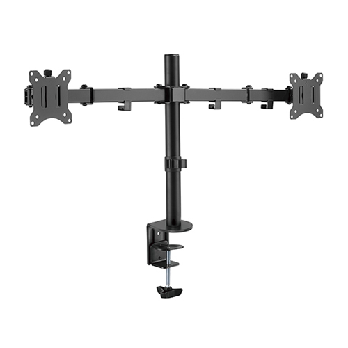 Dual Monitors Economical Steel Articulating Monitor Arm LDT42-C024 For Most 17"-32" Monitors from china(chinese)