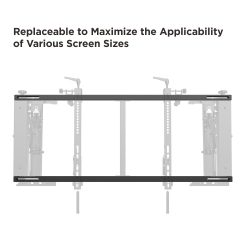 Extension Rails for 45”-50” Displays