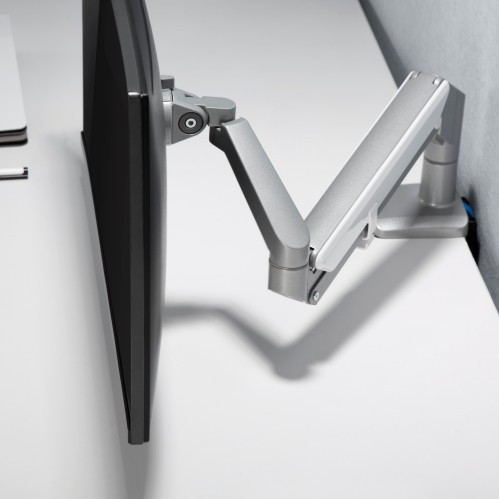 Single Monitor Space-Saving Gas Spring Monitor Arm with USB LDT44-C012U For Most 17''-32'' Monitors from china(chinese)