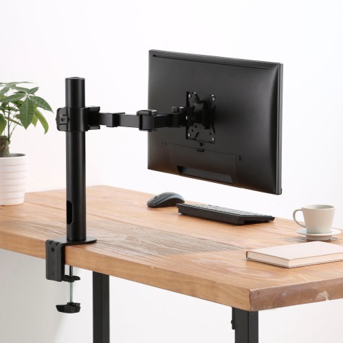 BRAZO ARTICULADO PARA MONITOR ÚNICO DE ACERO ASEQUIBLE LDT33-C012 Para la Mayoría de los Monitores de 17"-32" from china(chinese)