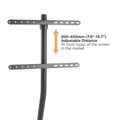 Modernist Linear Studio TV Floor Stand with V-Base FS17-46F Bring Aesthetics to Any Viewing Area from china(chinese)