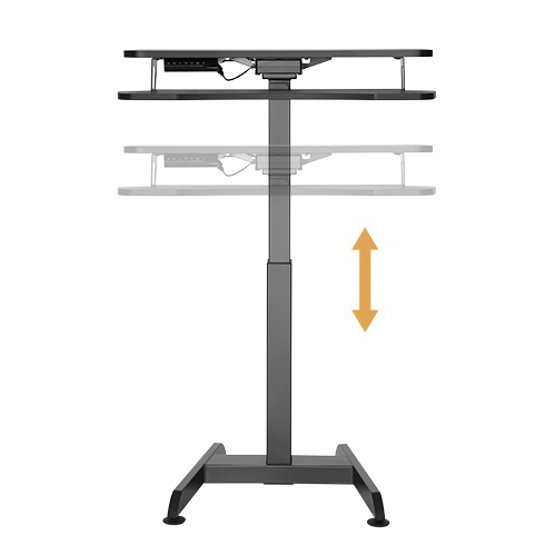 キーボードトレイ付き電動式高さ調節可能なワークステーション FWS08-1 アクティブなワークスタイルを提供しながら省スペース from china(chinese)