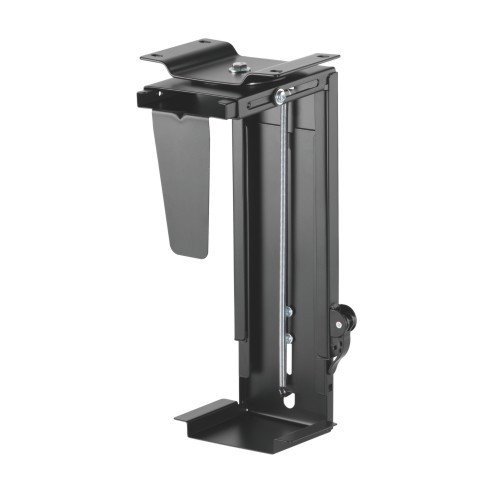 Steplessly Adjustable Under-Desk CPU Mount CPB-19 With an Easy-Locking Handle for Height Adjustment from china(chinese)