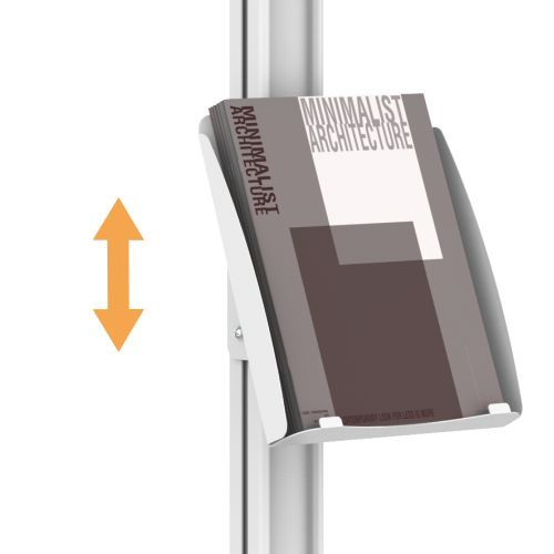 Anti-theft Tablet Kiosk Floor Stand with Catalogue Holder for 12.9" iPad Pro (Gen3) PAD26-04CLP Ideal for Trade Show, Store Display and More Public Places from china(chinese)