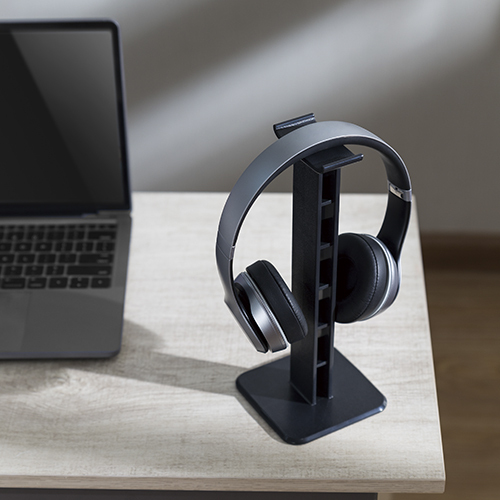 Plastic Headphone Stand HPS03-3 Takes Up Less Room and Frees Up Work Space from china(chinese)