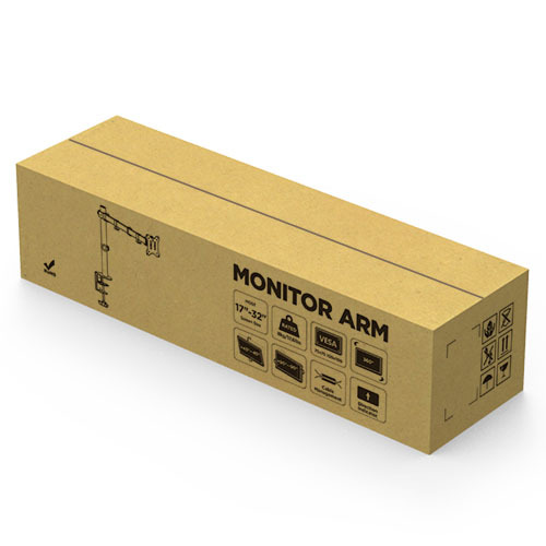 Single Monitor Economical Steel Articulating Monitor Arm LDT42-C012 For Most 17"-32" Monitors from china(chinese)