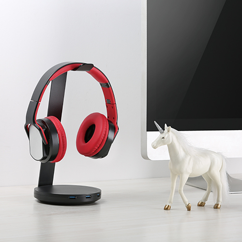 Aluminum Headphone Stand with Smart Base