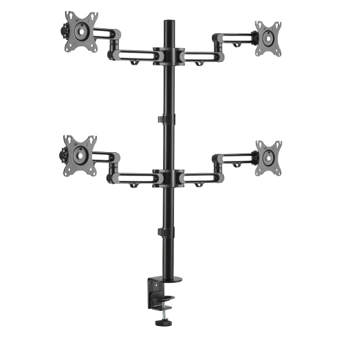 Quad Monitors Premium Aluminum Articulating Monitor Arm LDT30-C048 Combining the elegance look and ergonomics from china(chinese)