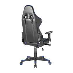 Diamond Quilted PU Gaming Chair with Headrest and Lumbar Support