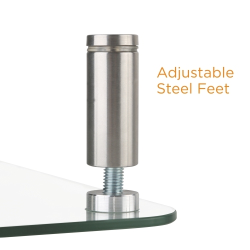 三角コーナー高さ調節可能な強化ガラスモニター台 STB-104 目/首の負担を軽減する from china(chinese)