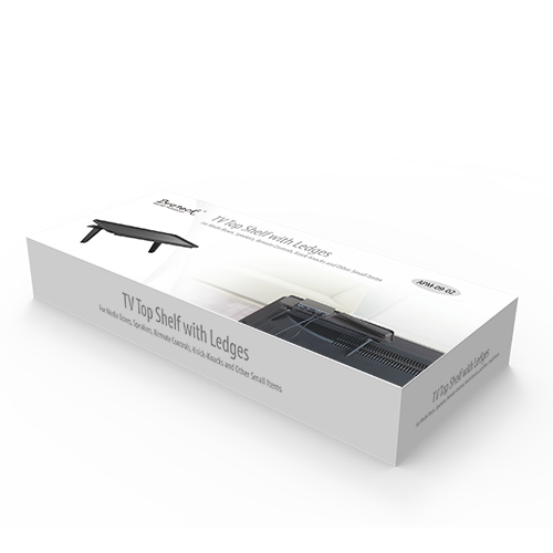 Kickstand-Style TV Media Shelf with Protective Ledges APM-09-02 For Media Boxes, Speakers, Remote Controls, Knick-Knacks and Other Small Items from china(chinese)