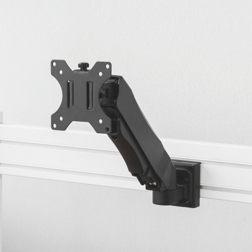 Gas Spring Steel Monitor Arm for Slat Wall  SW03-8 Effortless monitor height adjustment with gas spring from china(chinese)