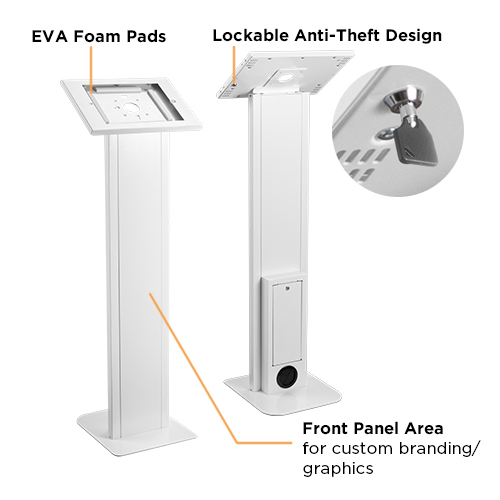 Anti-Theft Freestanding Tablet Kiosk for 12.9” iPad Pro (Gen 1/2)   PAD32-02 Ideal for Trade Show, Store Display and More Public Places from china(chinese)