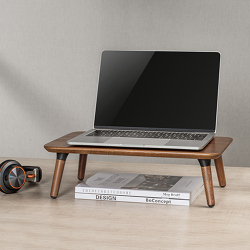 Wooden Monitor/Laptop Risers With Angled Feet（400x240x120mm）