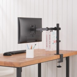 Single Monitor Economical Steel Articulating Monitor Arm
