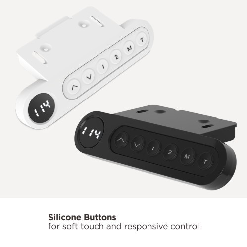 3-Stage Round Column Dual-Motor Sit-Stand Desk Frame M10-23D Born Elegant from china(chinese)