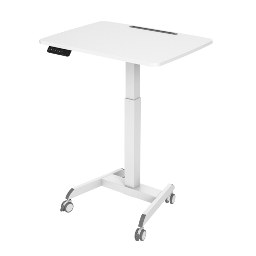 Electric Height Adjustable Workstation with Casters FWS08-3 Space-Saving Solution for an Active Work Style from china(chinese)