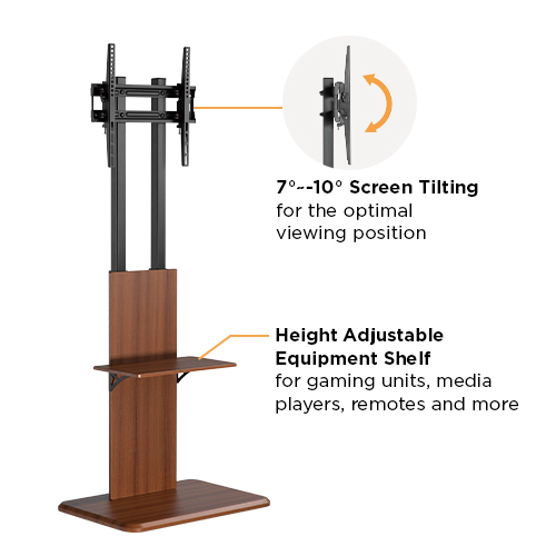 モダンスリムテレビフロアスタンド FS16-44N ほとんどの32"-60"テレビ用 from china(chinese)