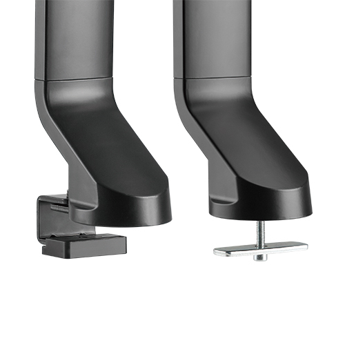 デュアルスクリーン昇降ワークステーション互換モニターアーム LDT21-C02 追加の240-470mm(9.4"-18.5")の高さ調整範囲 from china(chinese)