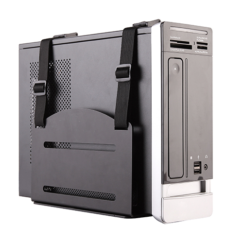 Strap-On CPU Wall Mount CPB-2 Adjustable Mount for Mini Computer, AV Components, Media Devices, and other Small Electronic Devices from china(chinese)