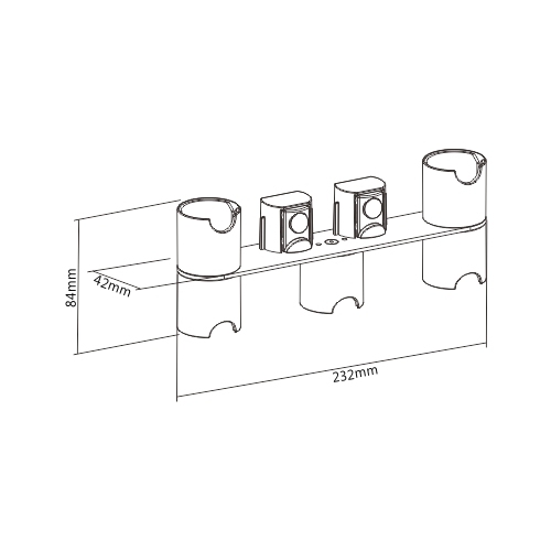 Vacuum Accessory Holder HAB-06-01 Compatible with Dyson V7, V8, V10, V11, V12, V15 and Gen5 from china(chinese)