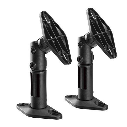 壁掛け式または天吊り式衛星スピーカーマウント SB-20 1つのネジ状取り付け穴、2つのネジ状取り付け穴、または鍵穴取り付けシステムを備えたホームシアター衛星スピーカーと互換性があります from china(chinese)