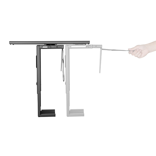 SOPORTE AJUSTABLE PARA CPU DEBAJO DEL ESCRITORIO CON RIEL DESLIZANTE CPB-5 Ahorrar más espacio para el área de trabajo from china(chinese)