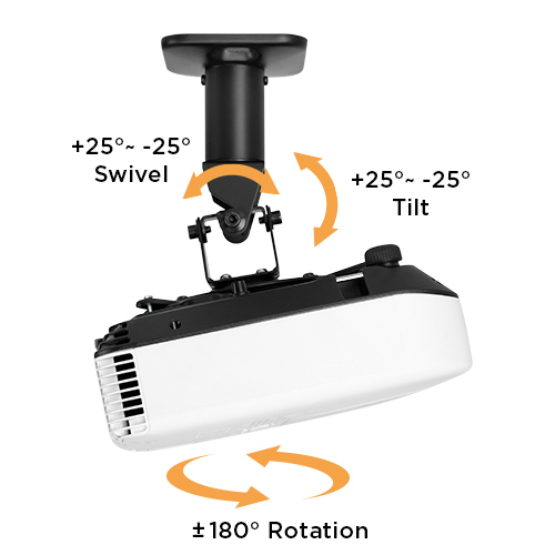Steel Projector Ceiling Mount EPB-2 For Projectors Weighing Up to 15kgs/33lbs from china(chinese)