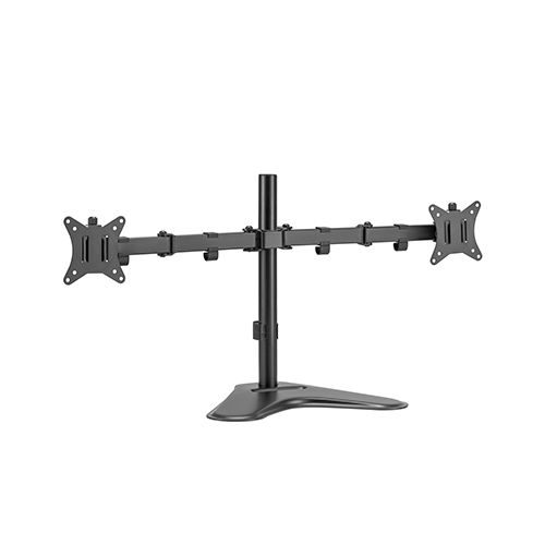 Dual-Monitor Steel Articulating Monitor Stand LDT66-T024 For most 17”-32” monitors from china(chinese)