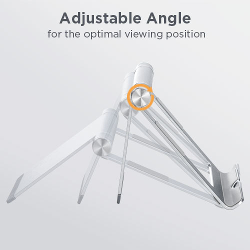 Aluminium Foldable Cellphone Stand PHS02-8 Portable · Adjustable · Universal from china(chinese)