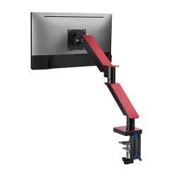 Single Monitor ARMOR Gas Spring Monitor Arm with USB