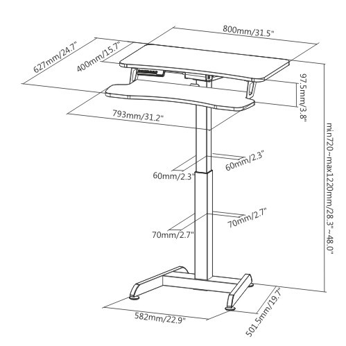 キーボードトレイ付き電動式高さ調節可能なワークステーション FWS08-1 アクティブなワークスタイルを提供しながら省スペース from china(chinese)