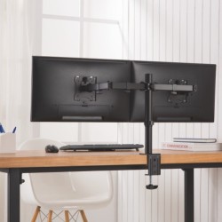 Dual Monitors Economical Steel Articulating Monitor Arm