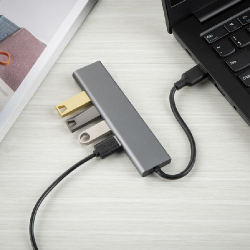 Portable 4-IN-1 USB-A Hub